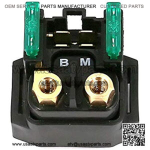 YS Starter Solenoid Relay for Yamaha Grizzly 660 Bear Tracker 250 Big Bear 400 Bruin 250 350 Grizzly 450 Kodiak Raptor 350 Raptor 660R 700 Rhino ATV YFM 350 400 450 660 Yamaha 2003-2008