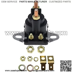12V Starter/Power Trim Solenoid 96158T 89-818864T 89-846070 89-94318 89-96158 89-96158T 89818864T 89846070 8994318 8996158 8996158T for Mercury Mariner Outboard Motors 35-275 HP Sierra 18-5817