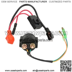 Starter Relay Solenoid Positive Side Battery Cable For 1999-07 Honda TRX400EX