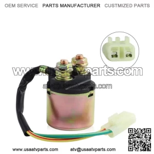 Starter Relay Solenoid for Honda TRX500 420 Fourtrax Foreman Rubicon 2001-2018 (For: More than one vehicle)