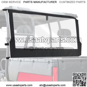 UTV Rear Windshield Back Window Shield For Polaris Ranger MVRS 700 800 2002-2008