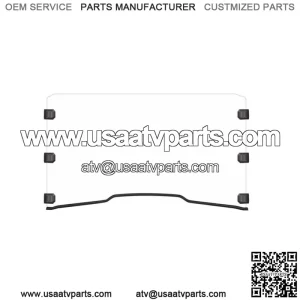 For Gator XUV 550 /560 /590i /590M/560E/S4 2012+ Front Full Windshield Clear PC