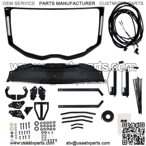 Can-Am Powerflip Windshield 715007097 for Maverick X3 & Maverick X3 Max OEM