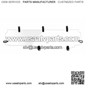 KEMIMOTO UTV Back Rear Windshield Polycarbonate for Can Am Maverick X3 2017-2023