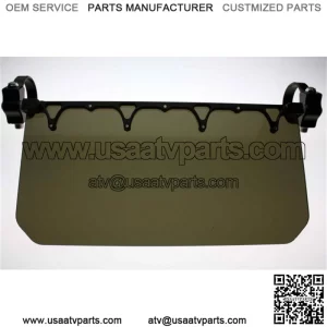 Axia Alloys Aluminum 12" Sun Visor & Clamp Polaris Yamaha Honda RZR Kawasaki  (For: More than one vehicle)