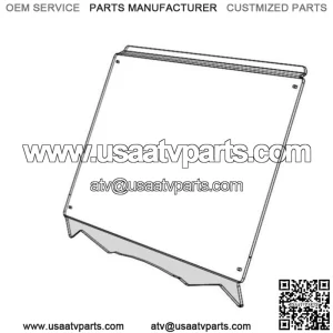 Kawasaki Teryx 800 2016+ full windshield (For: More than one vehicle)