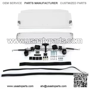 Clear Windshield For 2014+ CFMOTO ZForce 500 / 800 / 1000 Scratch Resistant Flip