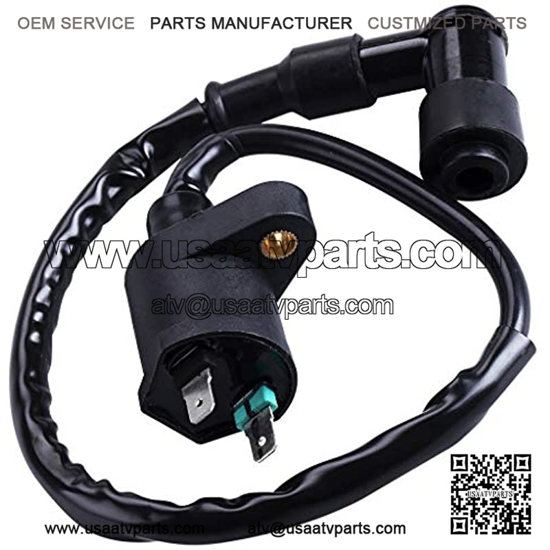 CDI Box Ignition Coil Solenoid Relay Voltage Regulator with Spark Plug Set of Five(5) for 50cc 70cc 90cc 110cc 125cc ATV Dirt Bike and Go Kart - Image 2