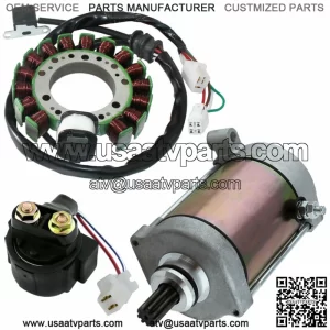 Stator / Stater and Relay Solenoid  for Yamaha Grizzly 600 YFM600 1998 ATV New