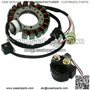 Stator for Yamaha Grizzly 600 YFM600 Solenoid 1999 2000 2001 Atv New
