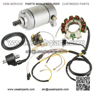 Stator for Polaris Scrambler 500 Starter Solenoid Ignition Coil 1997-2000 ATV