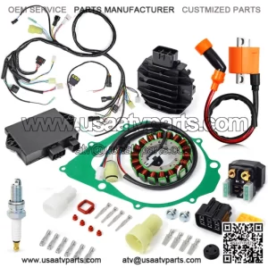 Ignition Coil CDI Wire Harness Relay Rectifier & Stator For Yamaha YFM350