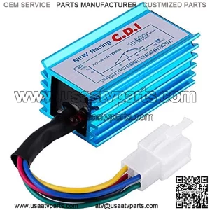 Racing AC 5 Pin CDI Box for GY6 50cc 70cc 90cc 110cc 125cc 140cc 150cc 160cc 139QMB 152QMI 157QMJ Chinese ATV Quad Go Kart Pit Dirt Bike Motorcycle - Blue