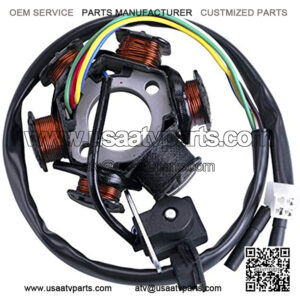 Ignition Stator Magneto AC 6 Pole Coil for GY6 125cc 150cc Scooter Moped ATV Dune Buggy Go Kart scooter