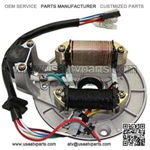 2 Coil Ignition Magneto Stator Plate for 50cc 70cc 90cc 110cc 125cc Kazuma SSR Baja ATV Quad Dirt Kick Bike 4 Wheeler