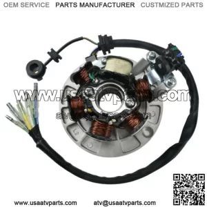 scooter dy100cc 6 pole 6 coil magneto stator charging system