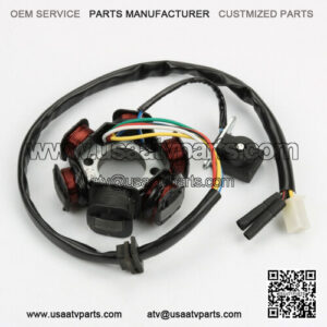 magneto stator for 6 ignition coil 6 pole dy100 atv scooter engines