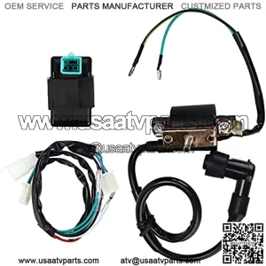 Ignition Coil Replace, Improve Combustion Efficiency 5Pin CDI Box Plug and Play Reliable for Chinese 50cc 70cc 90cc 110cc 125cc ATVs Dirt Bikes Go Karts