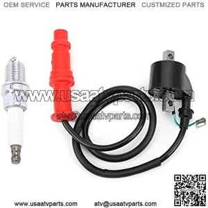 ATV Ignition Coil, Ignition Coil Spark Plug 3085228 Reusable Replacement for Sportsman 500 4X4 1996