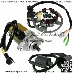 Stator for Polaris Predator 90 Starter Ignition Coil 2003 2004 2005 2006 Atv New