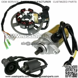 Stator for Polaris Scrambler 90 Starter Ignition Coil 2001 2002 2003 Atv New