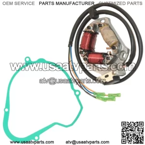 Stator And Gasket for Suzuki LT250R Quadracer 250 2X4 1985 1986