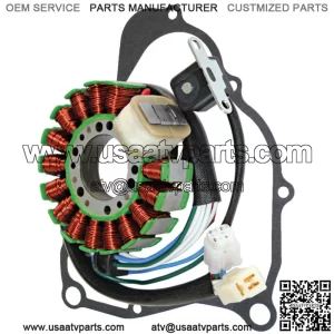 Stator & Gasket for Yamaha Bear Tracker 250 YFM250 2WD 1999 2000