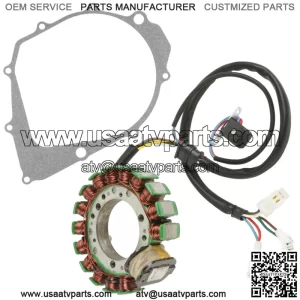Stator & Gasket for Yamaha Big Bear 350 YFM350F 4X4 1995 1996 1997 New