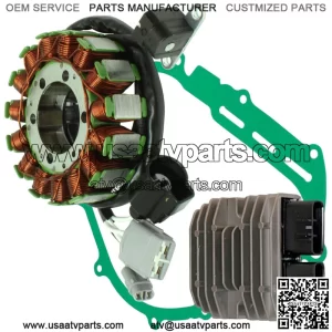 Stator & Regulator for Yamaha 700 YXR700F Fi Hunter 08 09 11-13 W/Gasket