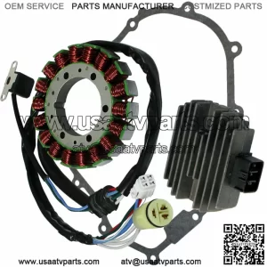Stator & Regulator Rectifier for Yamaha Bruin 350 2004 2005 2006 With Gasket
