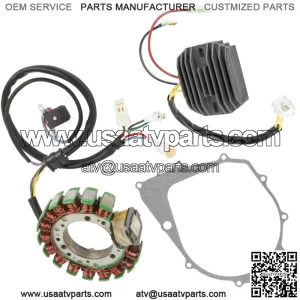Stator & Regulator Rectifier for Yamaha Warrior 350 YFM350 1996-2001 With Gasket