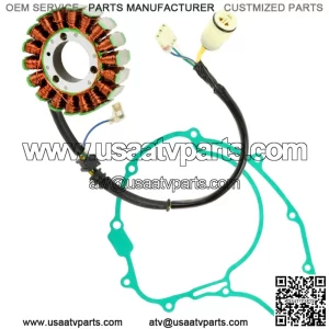 Stator & Gasket for Honda TRX300FW Fourtrax 4X4 1994-1996 **18 Pol**