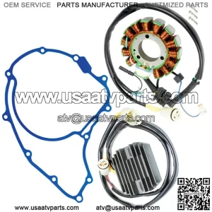 Stator Regulator Rectifier Gasket for Honda ATC250SX 1985-1987 Mitsuba 13 Pols