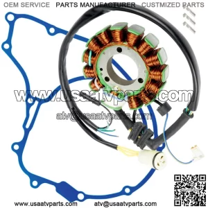 Stator And Gasket for Honda TRX250 Fourtrax 250 2X4 1985-1986 Mitsuba 13 Poles