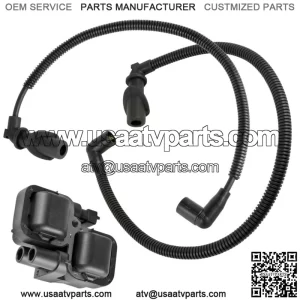 Ignition Coil w/ Spark Plug Wire 59.3 / 47 cm For Polaris Sportsman 800 EFI 2005 (For: Polaris)