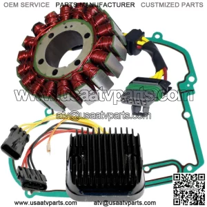 Stator Regulator Rectifier W/Gasket for Polaris Sportsman 800 EFI 4X4 2005-2006 (For: Polaris Sportsman 800)