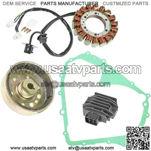 Stator Regulator Flywheel Compatible with Suzuki LT-A400 LTA400 Eiger 400 2x4 4X4 Auto 2002-2007