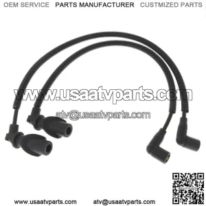 For Polaris RZR XP Sportsman 800 2xIgnition Coil Spark Plug Cap&Wire