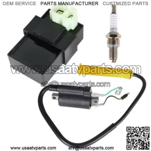 For Honda TRX400EX Sportrax 400 2x4 1999-2004 ATV Ignition Coil Spark Plug CDI