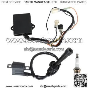 Ignition Coil Spark Plug CDI Box For Yamaha Big Bear 350 YFM350FW 4x4 1990-1994