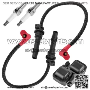 Ignition Coil & Wires For Polaris Ranger Crew 1000 / Crew XP 1000 / XP 1000 2021