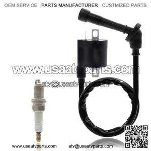 Ignition Coil Spark Plug Suzuki LTZ400 LT-Z 400 Quadsport OEM 33410-09F00