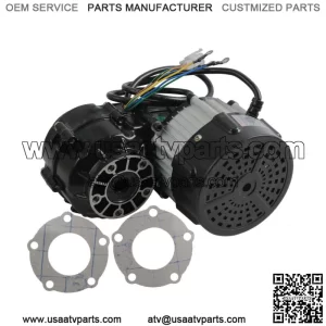 500W 48V Electric Differential Axle Brushless Motor Kit Go kart ATV Quad Buggy
