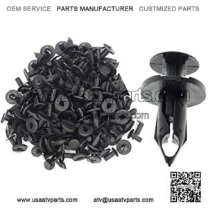 100pcs Push ATV Fender Clips For Suzuki King Quad Vinson Honda Acura Honda Rancher