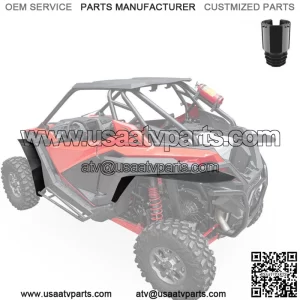 KEMIMOTO Rear & Front Fender Flares Mud Flap for 2020-2023 Polaris RZR Pro XP 4