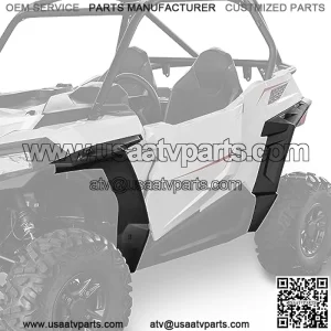 Front Rear Fender Flares Kit for 2014-2023 Polaris RZR 900, Mud Flaps Fender Extensions for Polaris RZR 900 / S 900 / Trail 900 / RZR Trail S 2014-2023 Accessories (Replace #2879434) - 4PCS
