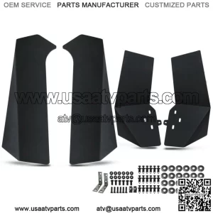 Simplified UTV Mud Flaps Fender Flares for Polaris RZR XP 1000 XP 4 1000 Turbo (For: Polaris)