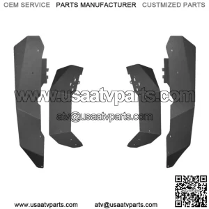 Max Fender Flares for 2019-2023 Polaris RZR XP1000 Turbo 64inch (For: Polaris)