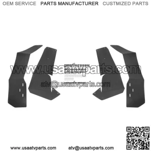 4x Extended Fender Flares Mud Flap For Polaris RZR S 900/4 900 /S 1000 2015-2020 (For: Polaris)