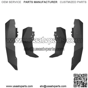 Max Fender Flares for 2018-2022 Polaris RZR Turbo S (72inch) (For: Polaris)